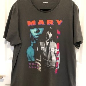 Old Navy Grey XL Mary J Blige Tshirt